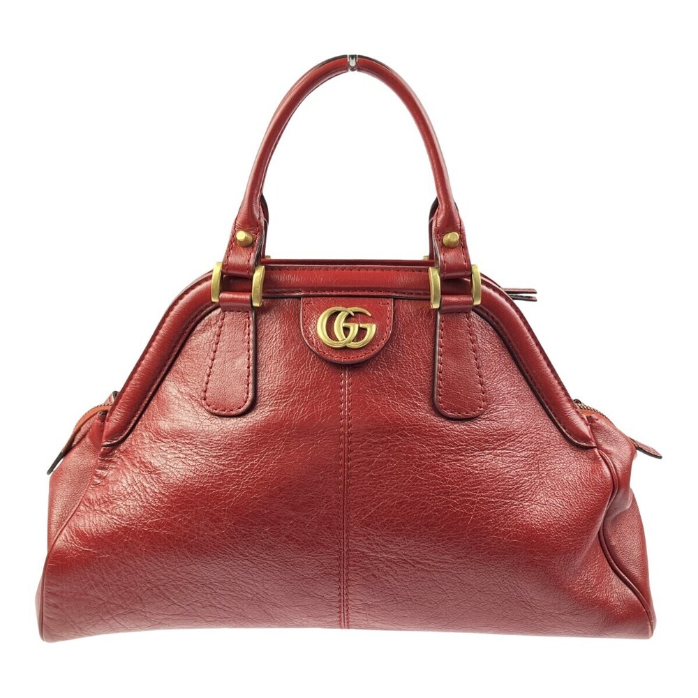 GUCCI handbag Liber top handle red strap